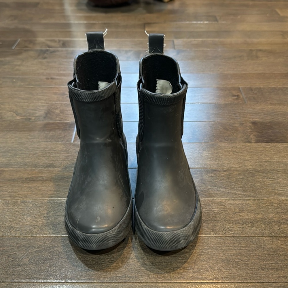 Kids Black Rain Boots